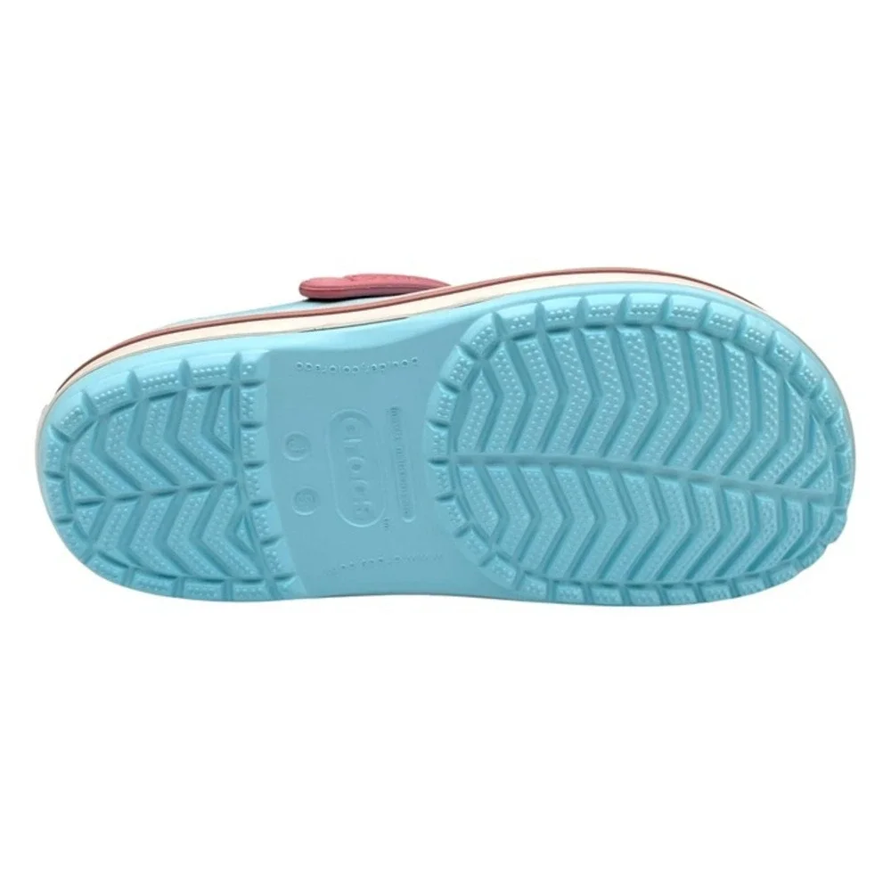 Crocs Bayaband Youth Big Girls Slip-on Clogs Size 5 (J5) Sky Blue Water Friendly